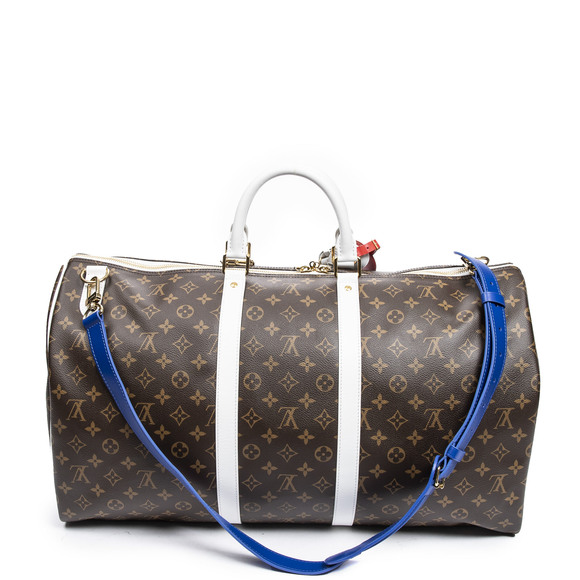 Louis Vuitton Ltd. Ed. "NBA Basketball" Keepall Bandouliere 55 - Picture 5 of 8